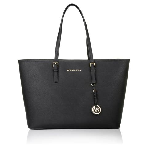 michael michael kors jet set travel md multifunction tote black